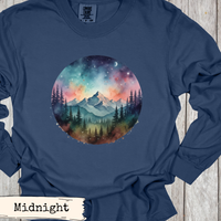 Load image into Gallery viewer, Watercolor Mountain Forest