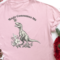 Load image into Gallery viewer, Dinosaur Rage Shirt Funny Retro Tee