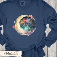 Load image into Gallery viewer, Watercolor Crescent Moon