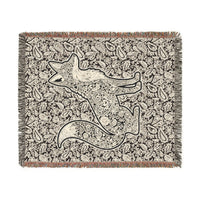 Load image into Gallery viewer, Fox Woven Blanket