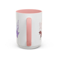 Load image into Gallery viewer, Rainbow ASL Hands with Flowers Mug | Accent Coffee Mug