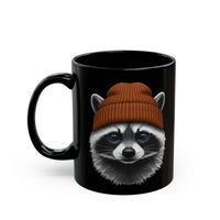 Load image into Gallery viewer, Raccoon Beanie Coffee Cup (11oz/15oz)