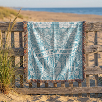 Load image into Gallery viewer, America 250th Anniversary Gift – Woven Cotton Capitol Blanket