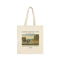 Load image into Gallery viewer, Olympic National Park National Park Tote Bag – Personalized Canvas Mountain Souvenir