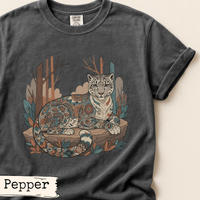 Load image into Gallery viewer, Snow Leopard Art Shirt