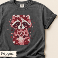 Load image into Gallery viewer, Floral Raccoon Valentine Shirt