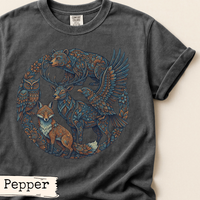 Load image into Gallery viewer, Woodland Animal Circle Art