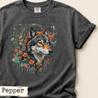 Load image into Gallery viewer, Watercolor Wolf Design