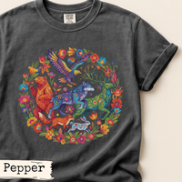 Load image into Gallery viewer, Spanish Folk Art Wildlife Shirt
