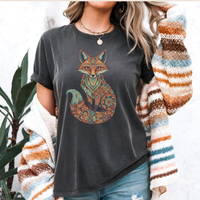 Load image into Gallery viewer, Floral Fox Art