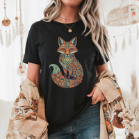 Load image into Gallery viewer, Floral Fox Art