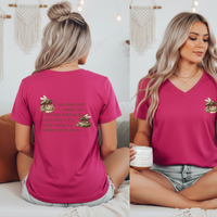 Load image into Gallery viewer, Bee Shirt Women – Vneck Cotton Tee