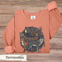 Load image into Gallery viewer, Woodland Animal Sweatshirt and Hoodie