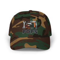 Load image into Gallery viewer, Vintage Dad Hat – Embroidered Pops Badge Adjustable Unstructured Cap