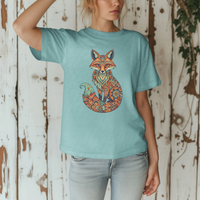Load image into Gallery viewer, Floral Fox Art