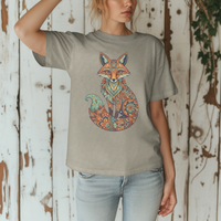 Load image into Gallery viewer, Floral Fox Art