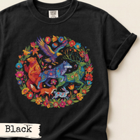 Load image into Gallery viewer, Spanish Folk Art Wildlife Shirt