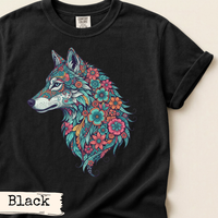 Load image into Gallery viewer, Pastel Floral Wolf