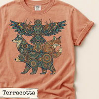 Load image into Gallery viewer, Woodland Animal Totem Art
