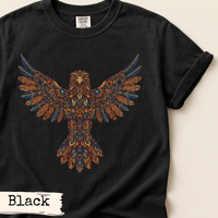 Load image into Gallery viewer, Floral Eagle Art Shirt