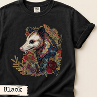 Load image into Gallery viewer, Opossum Floral Art Design