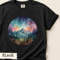 Load image into Gallery viewer, Watercolor Mountain Forest