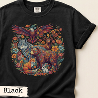 Load image into Gallery viewer, Floral Wildlife Art Shirt