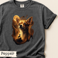 Load image into Gallery viewer, Chihuahua Howling at Moon Shirt