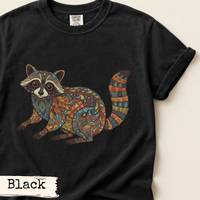 Load image into Gallery viewer, Floral Raccoon Art
