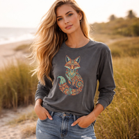 Load image into Gallery viewer, Floral Fox Art