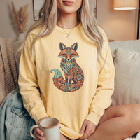 Load image into Gallery viewer, Floral Fox Art