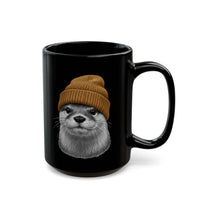 Load image into Gallery viewer, Otter with Yellow Beanie Coffee Cup (11oz/15oz)