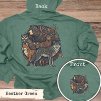 Load image into Gallery viewer, Woodland Animal Sweatshirt and Hoodie
