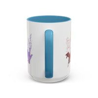Load image into Gallery viewer, Rainbow ASL Hands with Flowers Mug | Accent Coffee Mug
