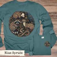 Load image into Gallery viewer, Woodland Animals Circle Art Hoodie