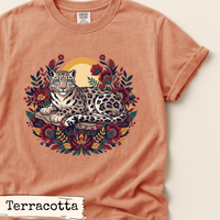 Load image into Gallery viewer, Snow Leopard Shirt – Wilderness Nature Design with Rustic Mountain Wildlife