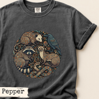 Load image into Gallery viewer, Woodland Animals Circle Art Shirt