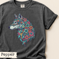 Load image into Gallery viewer, Pastel Floral Wolf