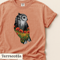 Load image into Gallery viewer, Owl Forest Silhouette