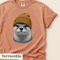 Load image into Gallery viewer, Otter Beanie Shirt