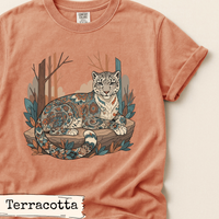 Load image into Gallery viewer, Snow Leopard Art Shirt