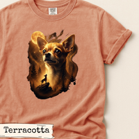 Load image into Gallery viewer, Chihuahua Howling at Moon Shirt