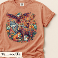 Load image into Gallery viewer, Floral Wildlife Art Shirt