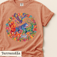 Load image into Gallery viewer, Spanish Folk Art Wildlife Shirt