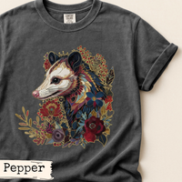 Load image into Gallery viewer, Opossum Floral Art Design