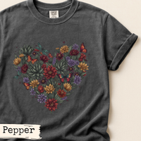 Load image into Gallery viewer, Wildflower Butterfly Heart Shirt