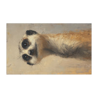 Load image into Gallery viewer, Meerkat Portrait Tea Towel | Cute Prairie Animal Illustration