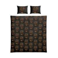 Load image into Gallery viewer, Vintage Floral Pattern Cotton Bed Set | Dark Botanical Duvet