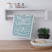 Load image into Gallery viewer, America 250th Anniversary Capitol Eagle Tea Towel | Patriotic Kitchen Decor