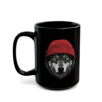 Load image into Gallery viewer, Wolf Beanie Coffee Cup (11oz/15oz)